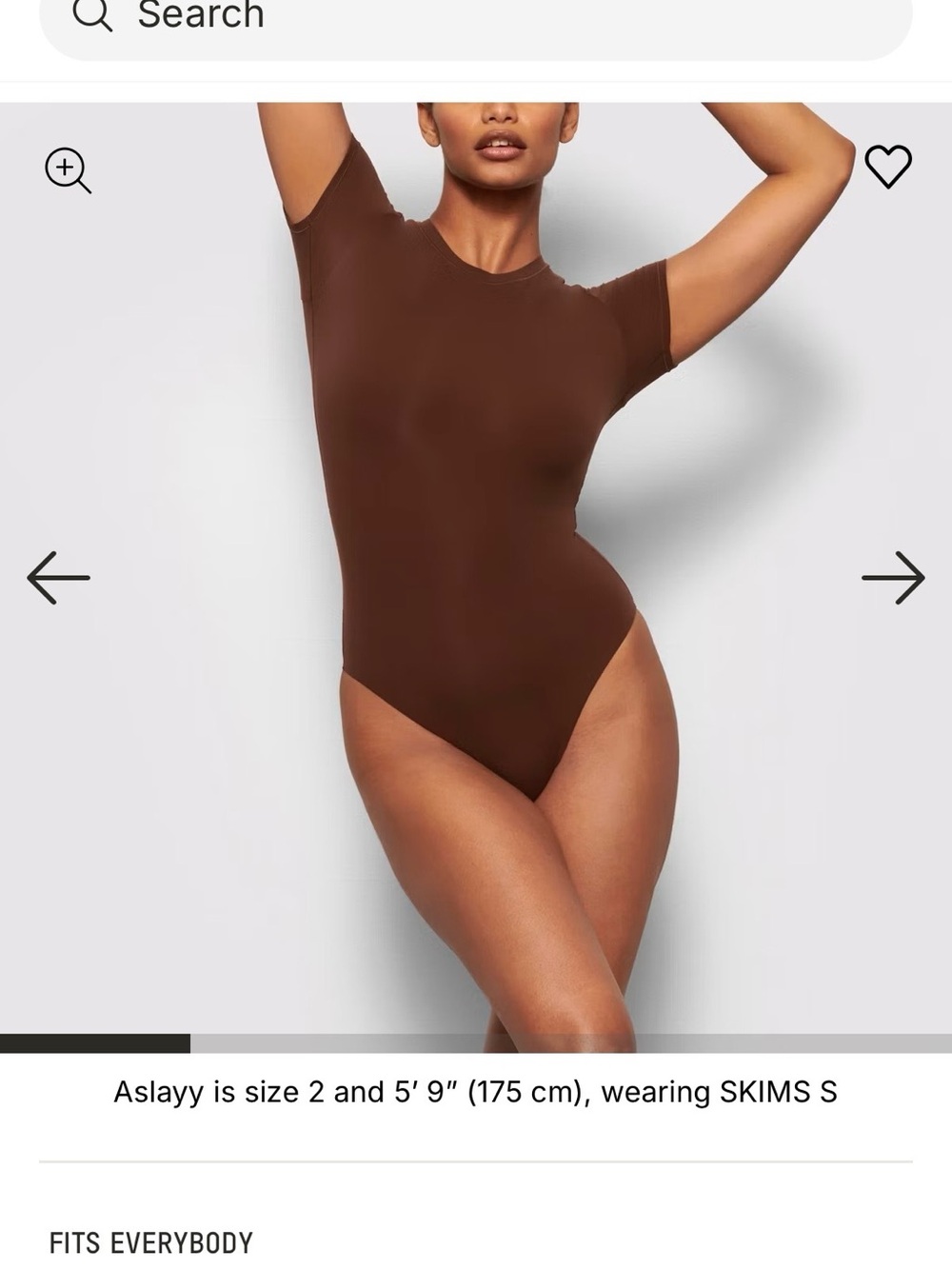 SKIMS T-Shirt Bodysuit